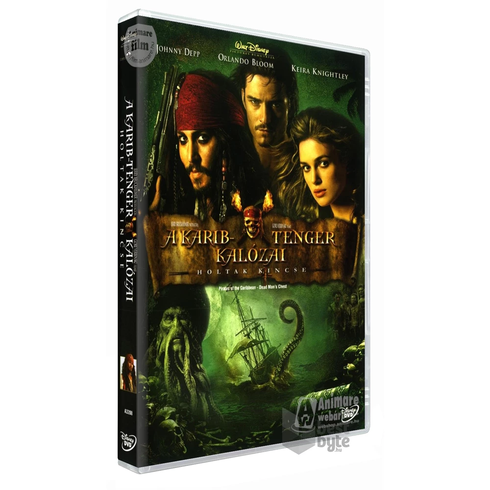 DVD A Karib-tenger kalózai 2. – A holtak kincse (1 lemezes)