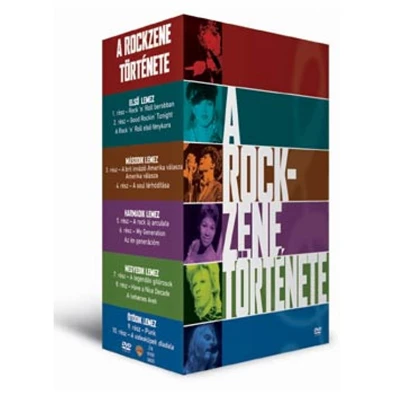 DVD A rockzene története 1-10. (5 lemezes)