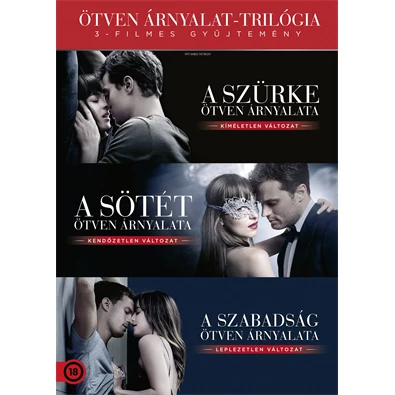 DVD Az ötven árnyalat-trilógia
