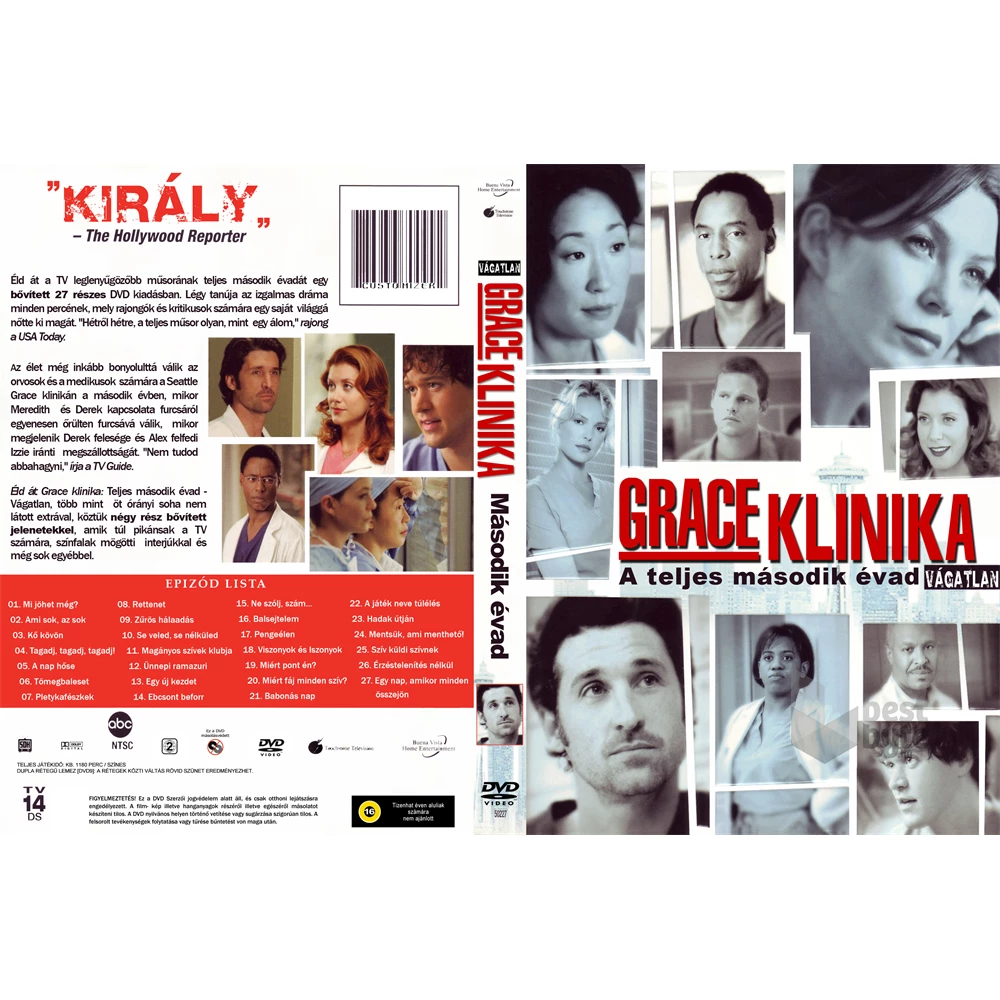 DVD A Grace klinika - 2. évad