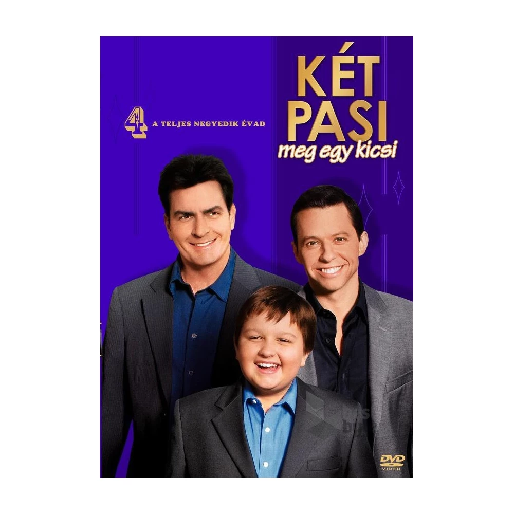 DVD Két pasi - meg egy kicsi - 4. évad