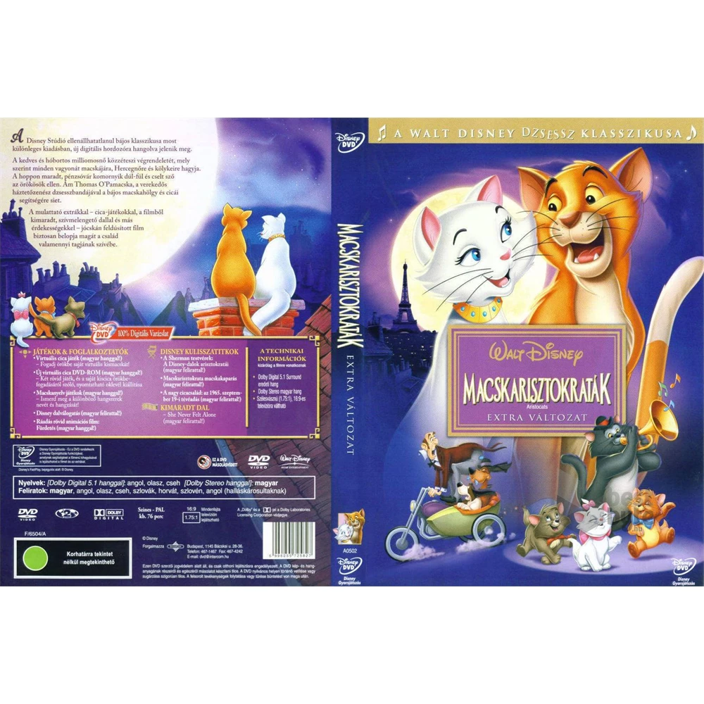 DVD Macskarisztokraták