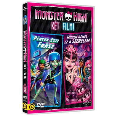 DVD Monster High - Két film! (Péntek esti frász, Milyen rémes ez a szerelem)