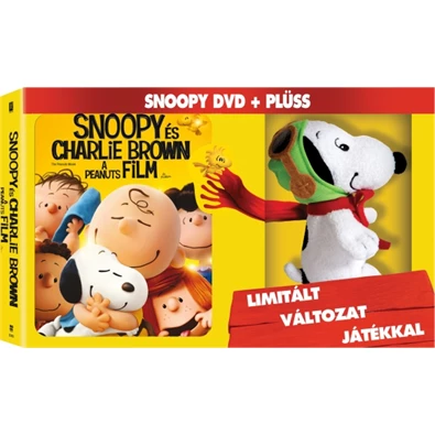 DVD Snoopy és Charlie Brown - A Peanuts film (DVD+plüss)