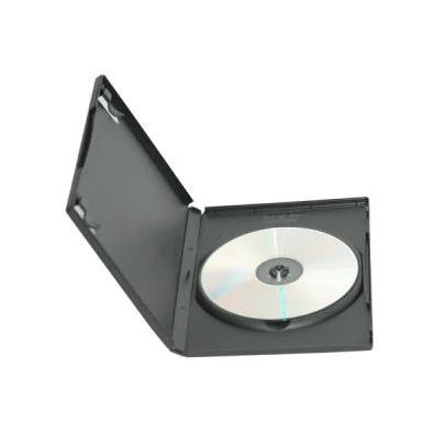 DVD tok, szimpla, slim, fekete