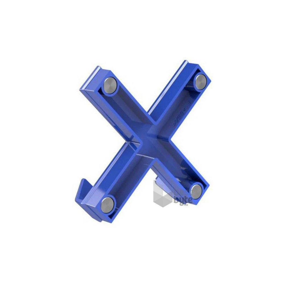 Dahle Mega XL 90x90mm kereszt alakú kék mágneses akasztó