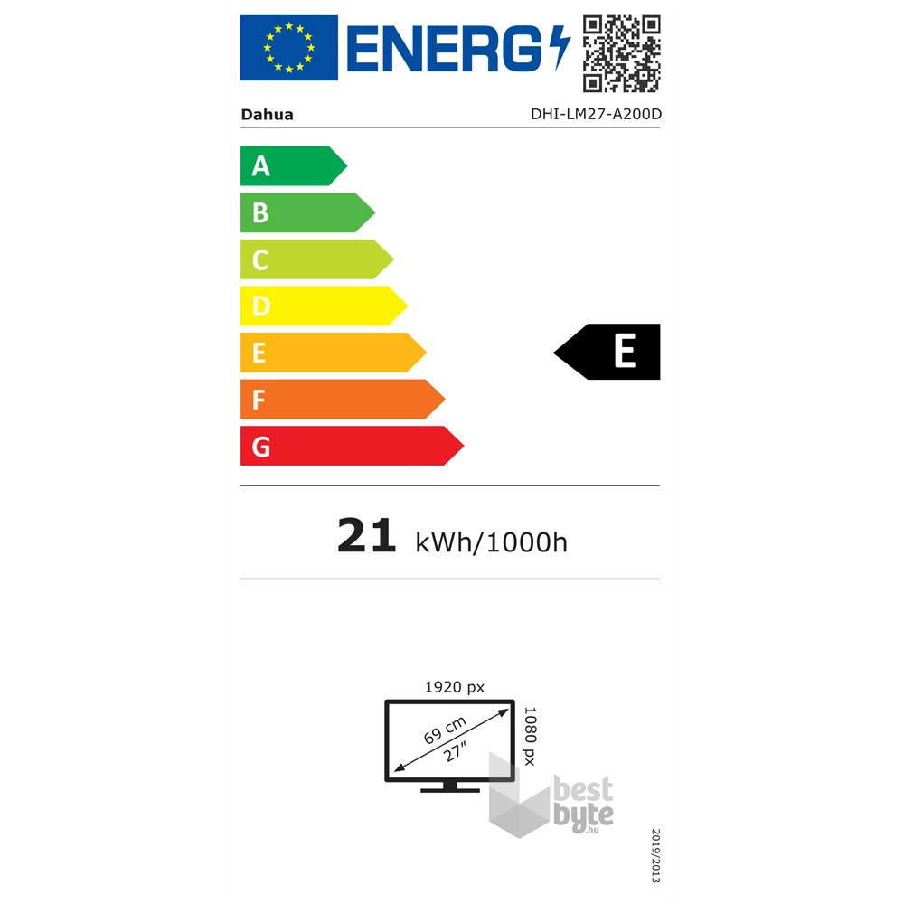 Dahua 27" LM27-A200 FHD VA HDMI/VGA monitor