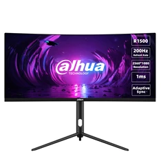 Dahua 30" LM30-E330CA UWFHD VA 200Hz HDMI/DP ívelt gamer monitor