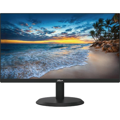 Dahua 23,8" LM24-F200 FHD VGA/HDMI fekete 24/7 multimédia monitor