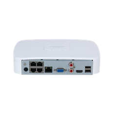 Dahua NVR2104-P-S3 4 csatorna/H265+/80Mbps rögzítés/1x SATA/4x PoE hálózati rögzítő (NVR)