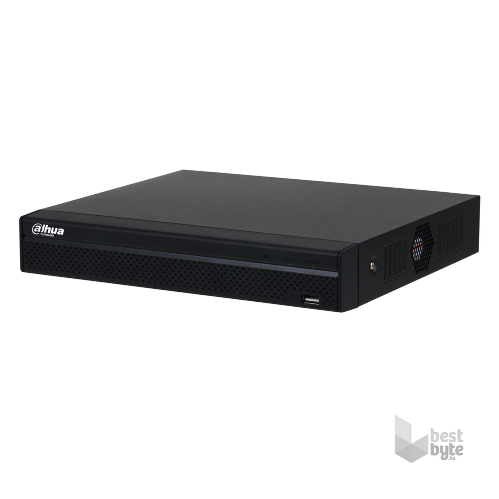 Dahua NVR4104HS-P-4KS3 /4 csatorna/H265+/80 Mbps rögzítés/Lite/1x Sata/4x PoE/ hálózati rögzítő(NVR)