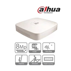 Dahua NVR4116-4KS2 16 csatorna/H265/80Mbps rögzítés/1x Sata hálózati rögzítő(NVR)