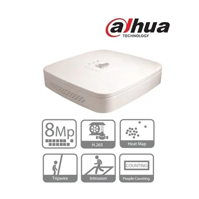 Dahua NVR4116-4KS2 16 csatorna/H265/80Mbps rögzítés/1x Sata hálózati rögzítő(NVR)