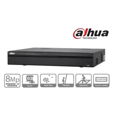 Dahua NVR4432-16P-4KS2 32 csatorna/H265/200Mbps rögzítés/4x Sata/16x PoE hálózati rögzítő(NVR)