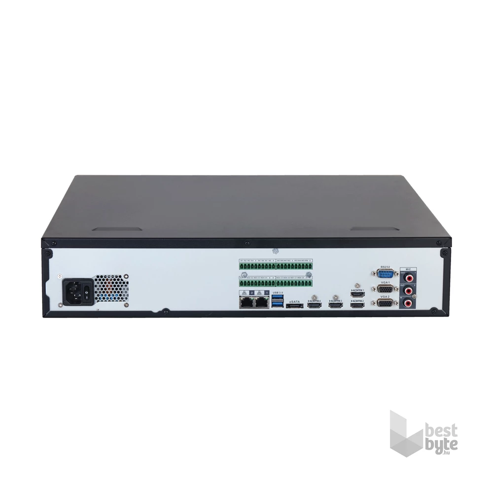 Dahua NVR608H-128-XI /128 csatorna/H265+/1024 Mbps rögzítés/AI/8x Sata/RAID/WizMind hálózati rögzítő(NVR)