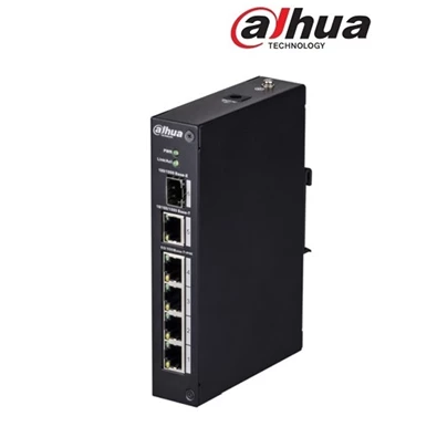 Dahua PFL2106-4ET-96 3x 10/100(PoE+/PoE)+1x 10/100(HighPoE/PoE+/PoE)+1x SFP+1x gigabit uplink, 96W ePoE switch