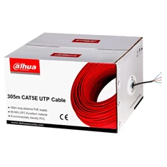 Dahua PFM920I-5EUN 305m, réz, PVC, árnyékolatlan, 4x2xAWG24 Cat.5E (U/UTP) fali kábel (Újszerű) Dahua PFM920I-5EUN 305m, réz, PVC, árnyékolatlan, 4x2xAWG24 Cat.5E (U/UTP) fali kábel (Újszerű)