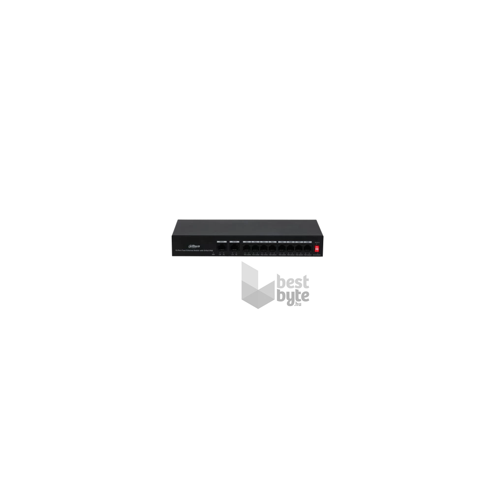 Dahua PFS3010-8ET-65 8x 10/100(PoE+/PoE)+2x 10/100 uplink, 65W PoE switch