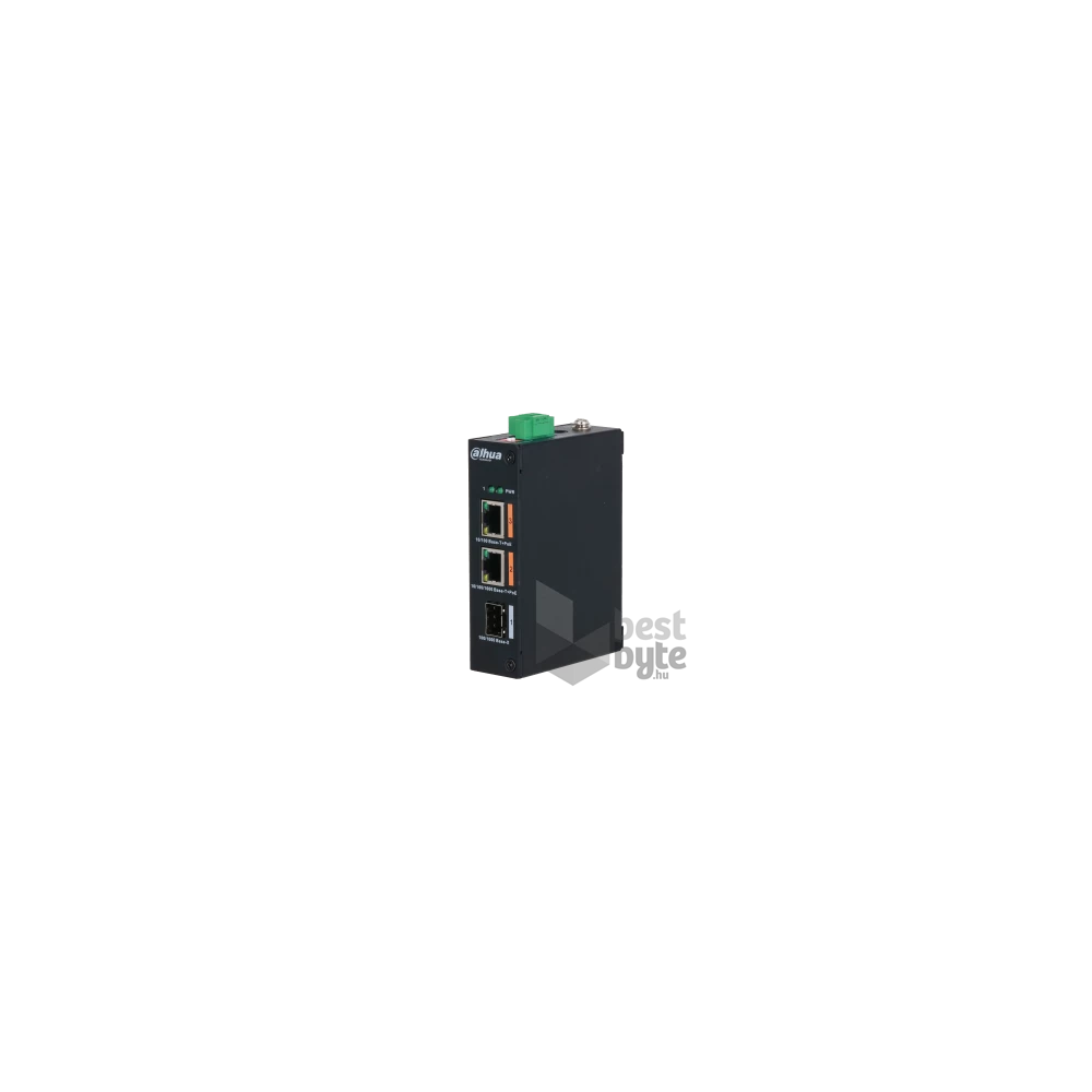 Dahua PFS3103-1GT1ET-60-V2 1x 10/100(Hi-PoE/PoE+/PoE)+1x 100/1000(Hi-PoE/PoE+/PoE)+1x SFP uplink, 60W PoE switch