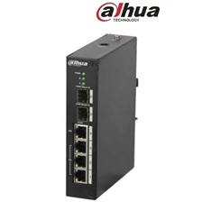 Dahua PFS3206-4P-120 3x 10/100(PoE+/PoE)+1x gigabit(HighPoE/PoE+/PoE)+2x SFP uplink, 120W PoE switch