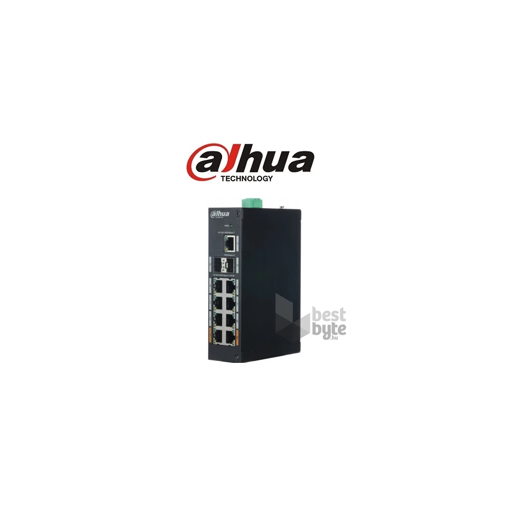 Dahua PFS3211-8GT-120 2x gigabit(HighPoE/PoE+/PoE)+6x gigabit(PoE+/PoE)+1x gigabit, 2x SFP uplink, 120W PoE switch
