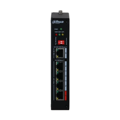 Dahua PFT1500 5 portos PoE extender/4 port PoE kimenet(4x100Mbps)/1 port PoE bemenet(1x1000Mbps)