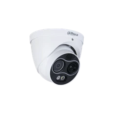 Dahua TPC-DF1241-TB2F2-S2 /kültéri/4MP/Thermal/2mm/hőmérséklet mérés/IP hő- és láthatófény turret kamera