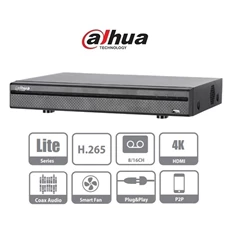 Dahua XVR5116HS-X 16 csatorna/4MP(240fps)/1MP(400fps)/H265+/1x Sata/audio HD analóg rögzítő(XVR)