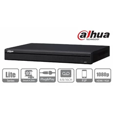 Dahua XVR5208A 8 csatorna/2MP(120fps)/1MP(200fps)/H264+/2x Sata/audio HD analóg rögzítő(XVR)