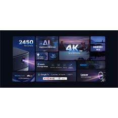 Dangbei Mars 2 Lite (DBOX02 Pro) 4K UHD 2000L fekete lézer projektor