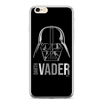 Darth Vader 010 iPhone X/XS ezüst szilikon hátlap