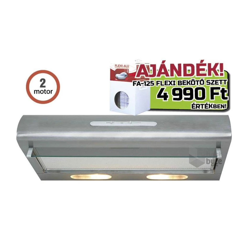 Davoline Olympia 360 LUX Plus szürke szabadonálló,hagyományos,méret:60 cm, zajszint:70 dB,páraelszívó+FA125/3bekötőszett