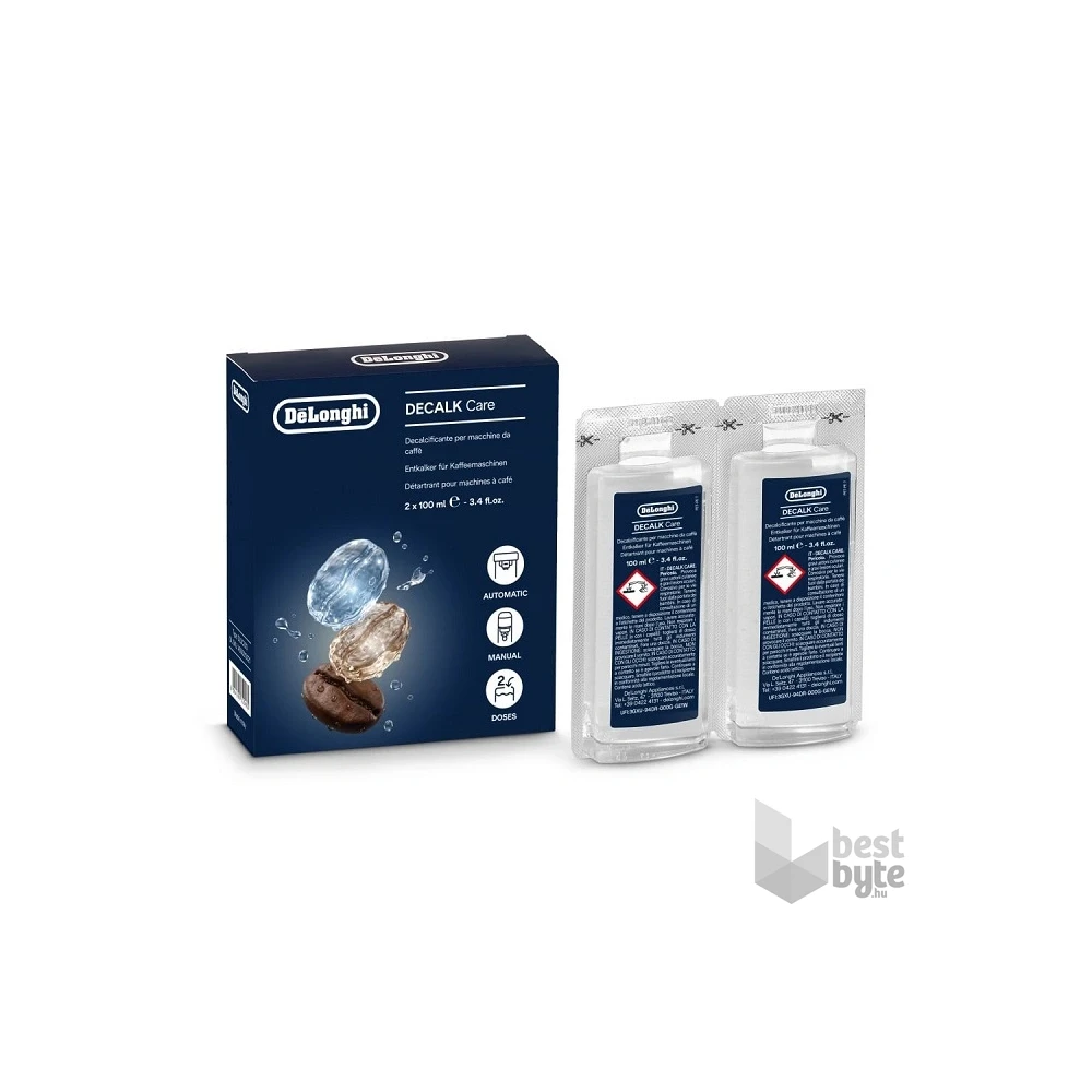 DeLonghi DLSC200 Decalk Care 2x 100ml Vízkőoldó folyadék
