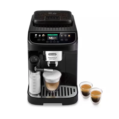 DeLonghi ECAM310.60.GB Magnifica Evo Next fekete tejhabosítóval automata kávéfőző