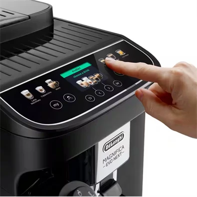 DeLonghi ECAM310.60.GB Magnifica Evo Next fekete tejhabosítóval automata kávéfőző