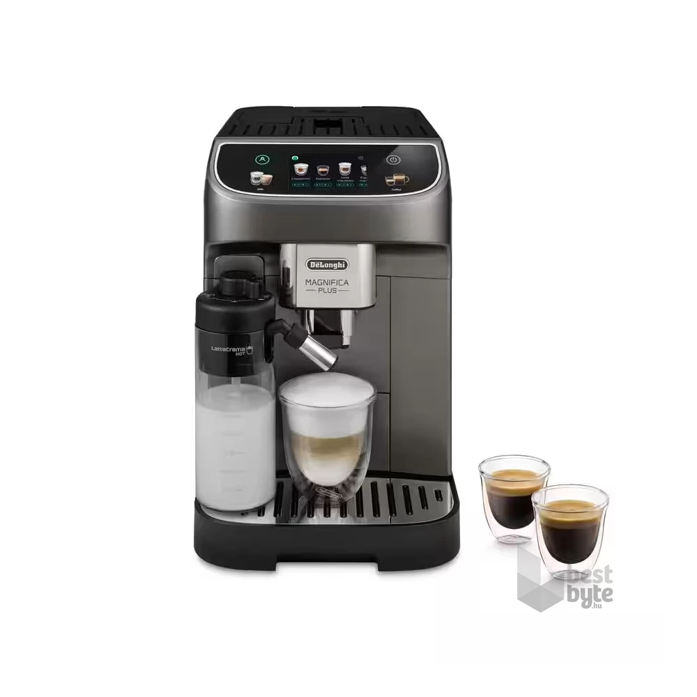 DeLonghi ECAM320.70.TB Magnifica Plus fekete tejhabosítóval automata kávéfőző
