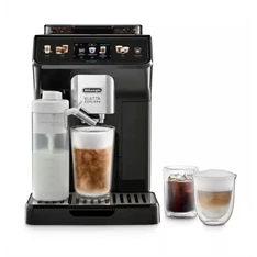 DeLonghi ECAM450.65.G Eletta Explore sötétszürke tejhabosítóval automata kávéfőző