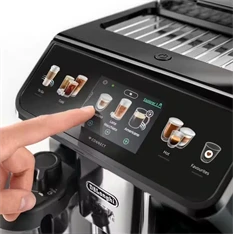 DeLonghi ECAM450.65.G Eletta Explore sötétszürke tejhabosítóval automata kávéfőző