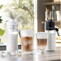 DeLonghi ECAM450.65.G Eletta Explore sötétszürke tejhabosítóval automata kávéfőző