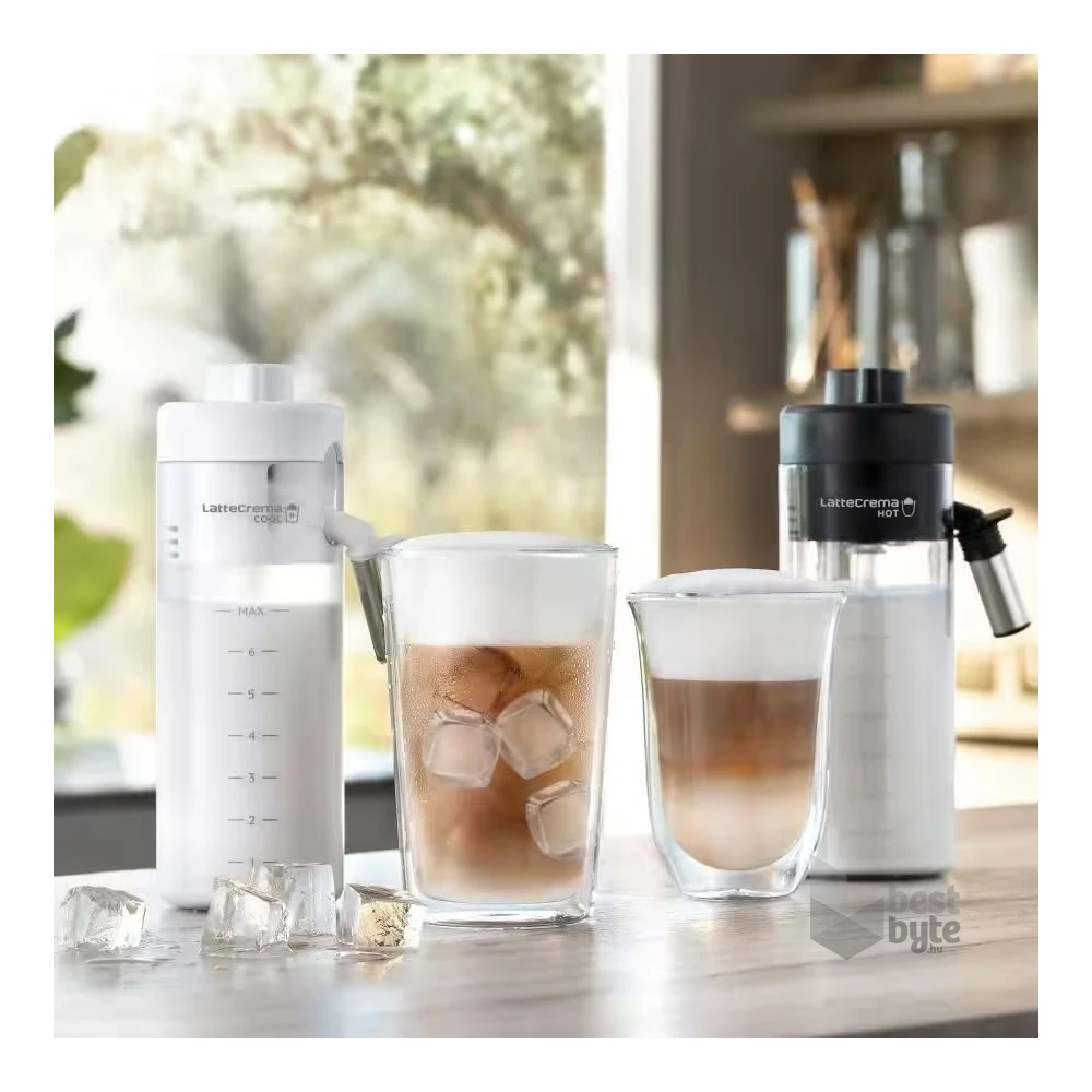 DeLonghi ECAM450.65.G Eletta Explore sötétszürke tejhabosítóval automata kávéfőző