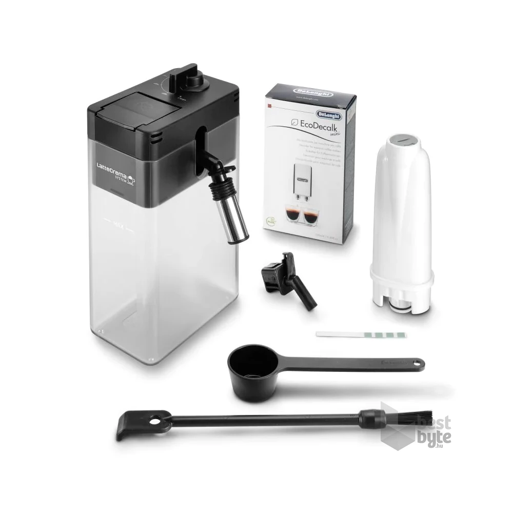 DeLonghi ECAM610.55.SB Primadonna Soul fekete-ezüst tejhabosítóval automata kávéfőző