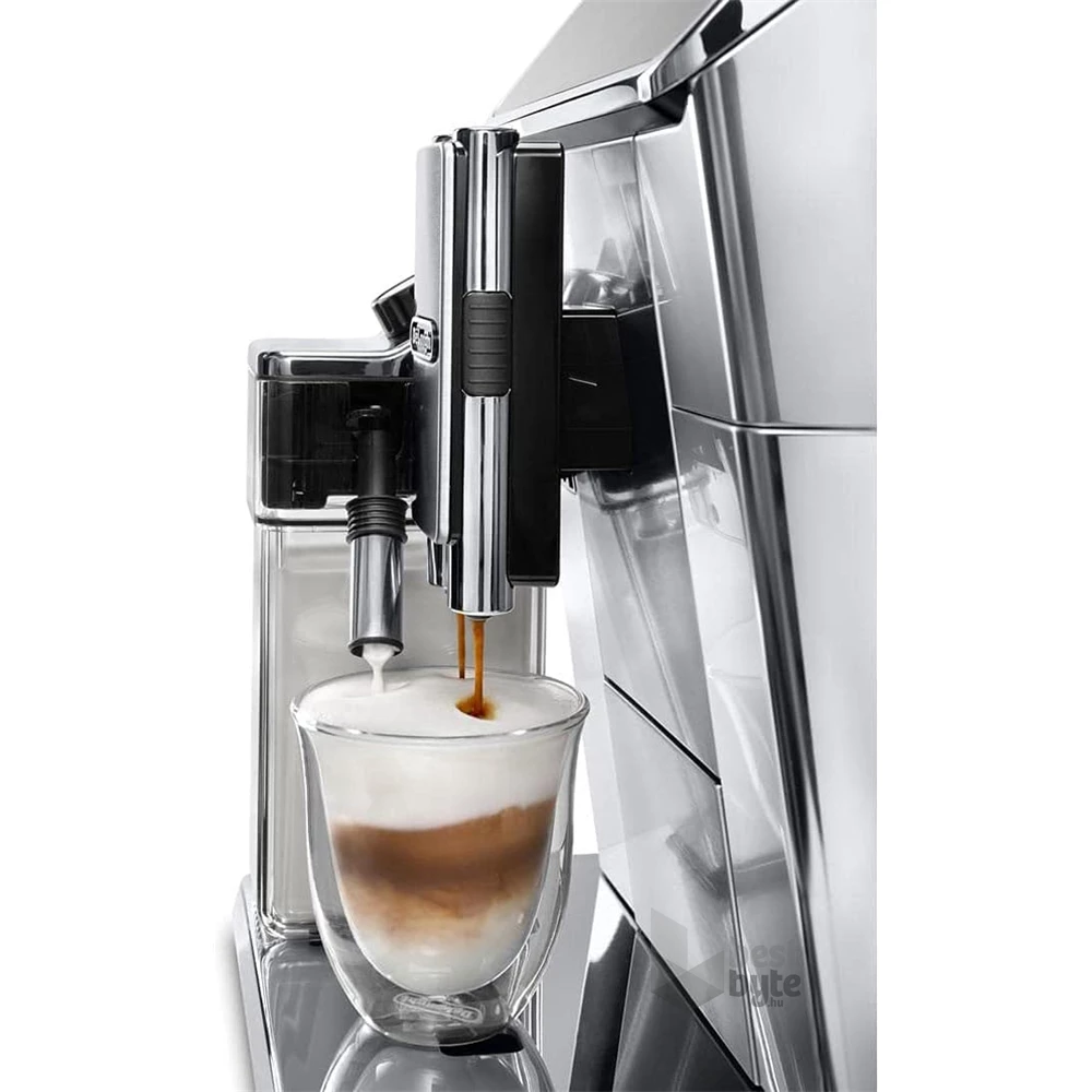 DeLonghi ECAM 650.75.MS PrimaDonna Elite ezüst tejhabosítóval automata kávéfőző