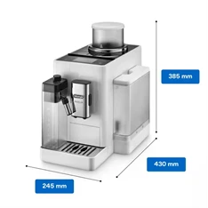 DeLonghi EXAM440.55.W Rivelia fehér tejhabosítóval automata kávéfőző