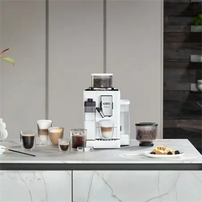 DeLonghi EXAM440.55.W Rivelia fehér tejhabosítóval automata kávéfőző