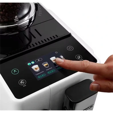 DeLonghi EXAM440.55.W Rivelia fehér tejhabosítóval automata kávéfőző