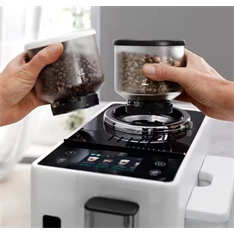 DeLonghi EXAM440.55.W Rivelia fehér tejhabosítóval automata kávéfőző