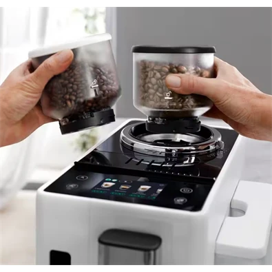 DeLonghi EXAM440.55.W Rivelia fehér tejhabosítóval automata kávéfőző