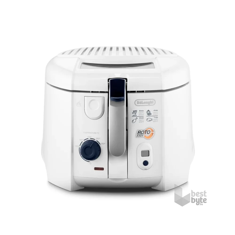 DeLonghi F28533W fehér forgókosaras olajsütő