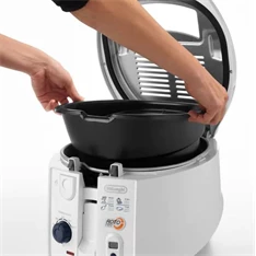 DeLonghi F28533W fehér forgókosaras olajsütő (Újszerű)