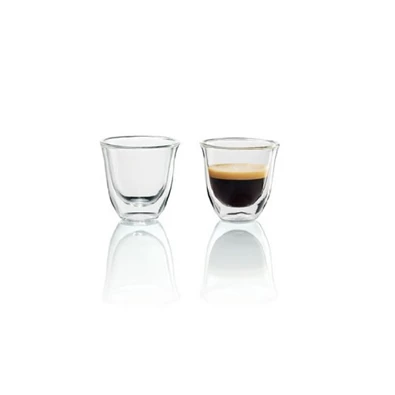 Delonghi DLSC310 espresso pohár, 90 ml, átlátszó, 2db